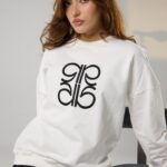 Sweat en Moleton Blanc